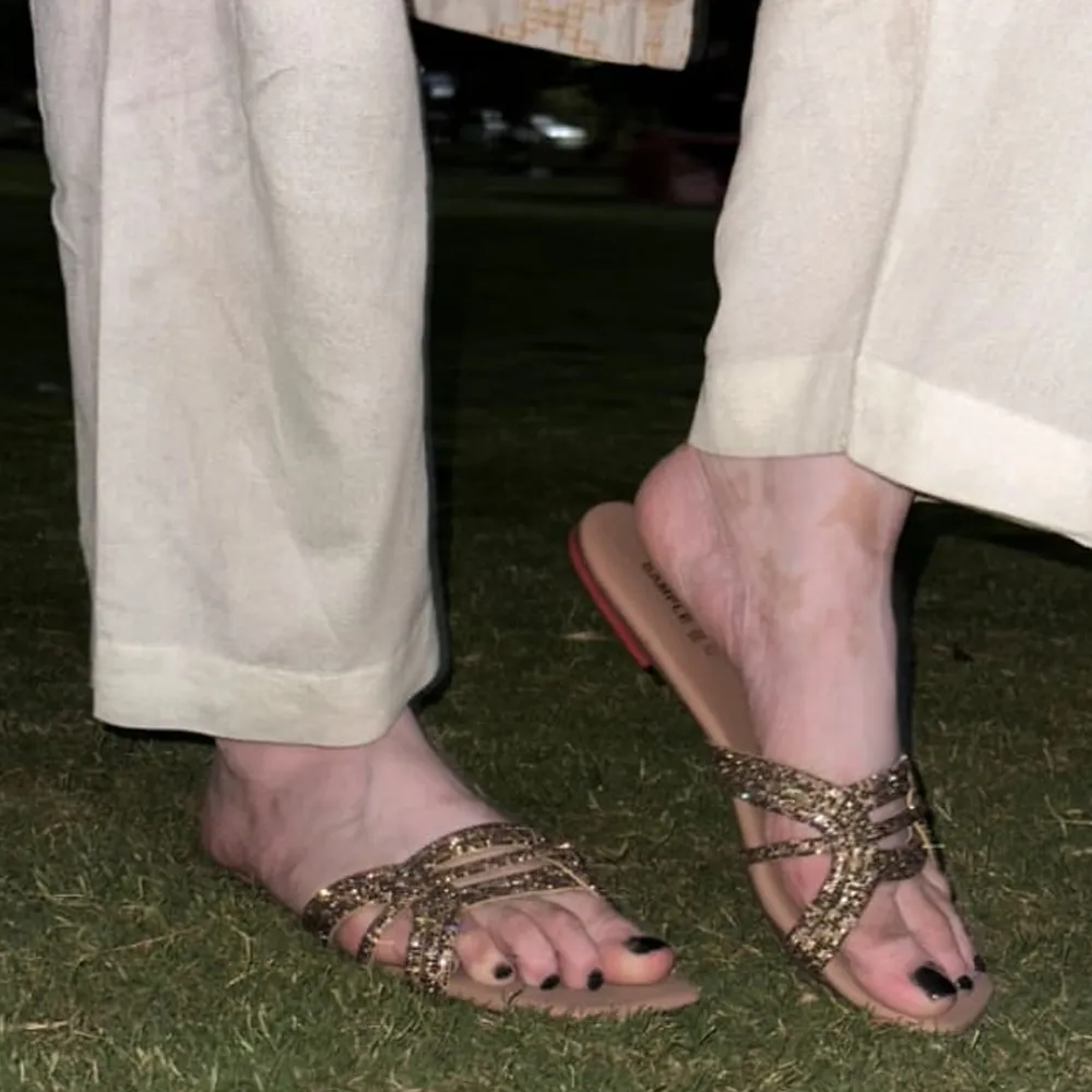 Gold Embellishment Flats - Image 3